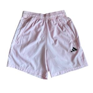 Adidas Aeroready Men's S Pink Athletic Shorts 7in. Zipper pockets